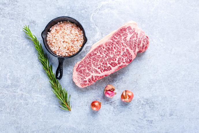 Moriyama Full Blood Wagyu Striploin Frozen 350G PCS